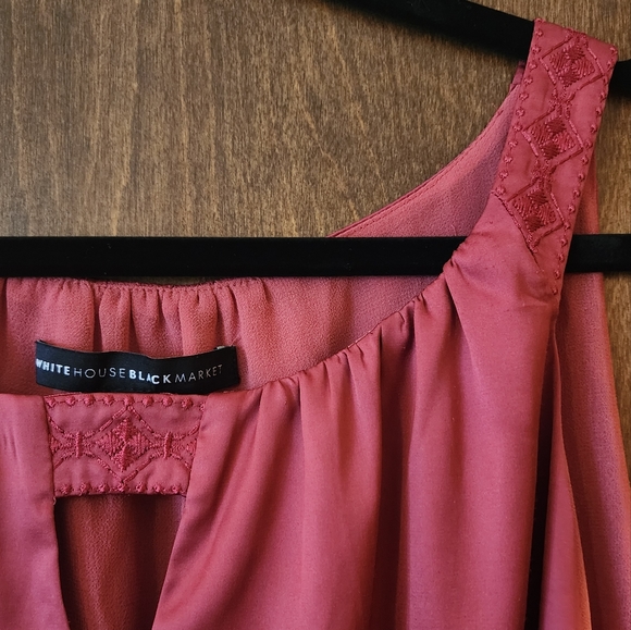 WHBM Blouse Sz 12 Wine color - Picture 2 of 6
